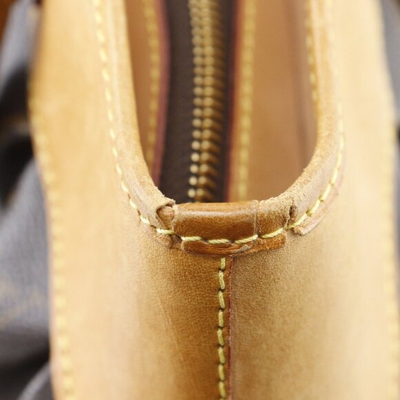 LOUIS VUITTON Brown Monogram Canvas Tote Bag - Picture 14 of 16